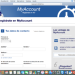 Registro MyAccount de Michelin para promociones, regalos, etc.