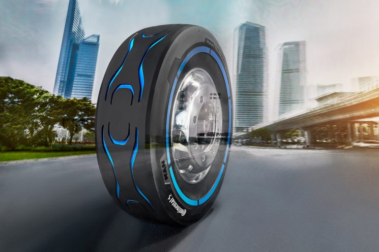 Continental desarrolla un prototipo de neumático para el camión eléctrico de MAN CitiE