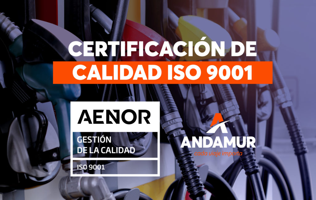 Andamur obtiene la Certificación de Calidad ISO 9001.